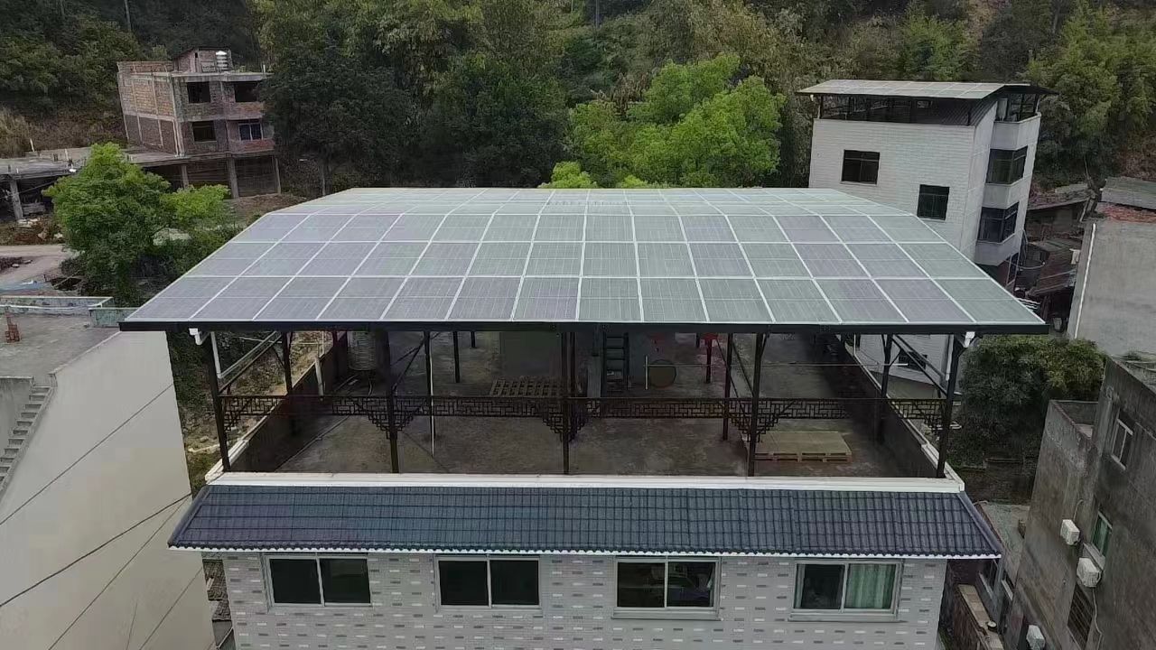 樟树15kw+10kwh自建别墅家庭光伏储能系统